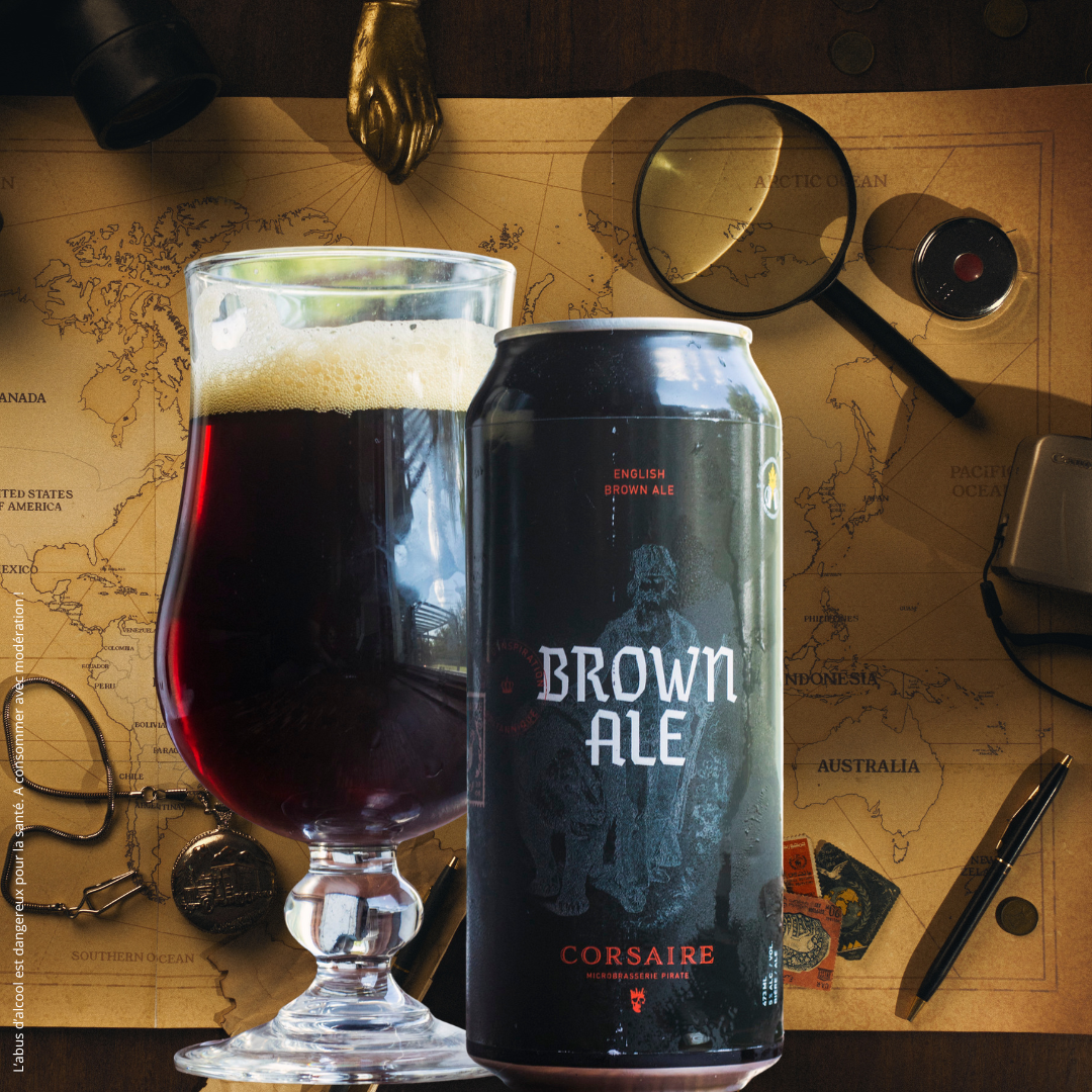 🍺 English Brown Ale – Brasserie Corsaire (Lévis, Québec) : Une Plongée Dans l’Héritage Brassicole Britannique 🇨🇦