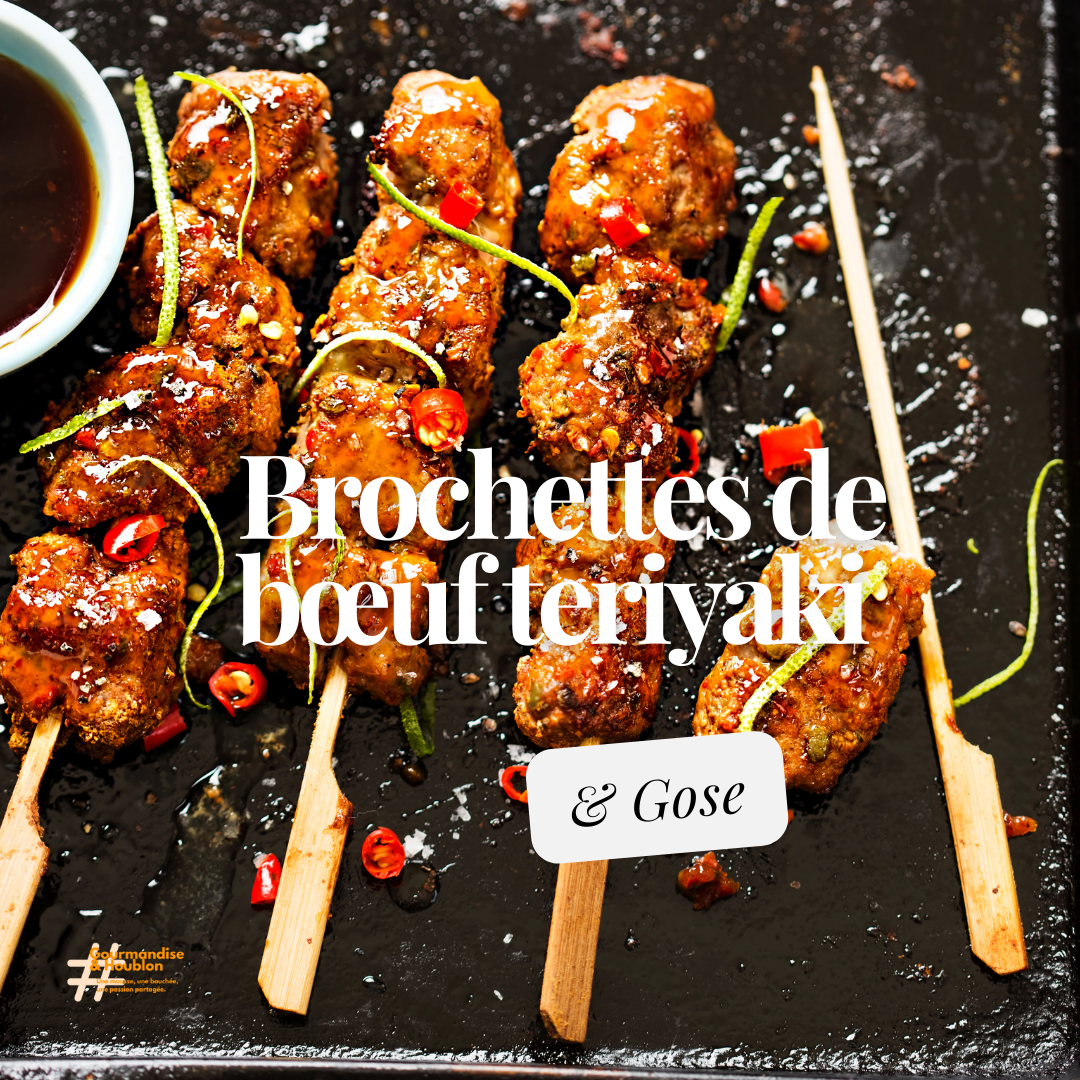 Voyage Gourmand : Brochettes de Bœuf Teriyaki & Gose