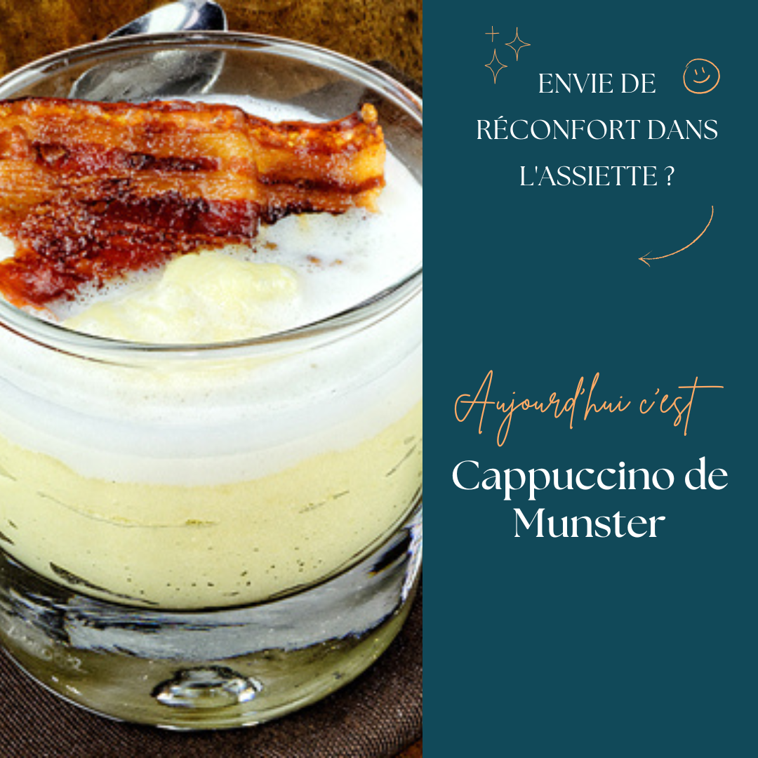 Cappuccino de Munster : le velouté qui mousse comme une fête
