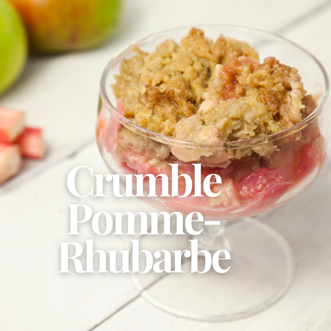 Crumble Pomme-Rhubarbe : La Douceur Fruitée Associée à la Richesse d’une Bière Ambrée