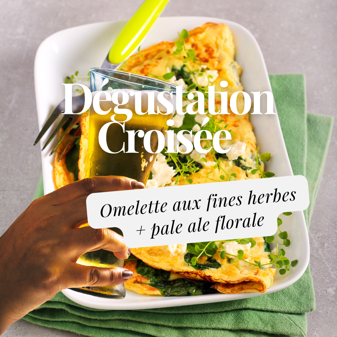Accords Parfaits : Omelette aux Fines Herbes & Pale Ale Florale