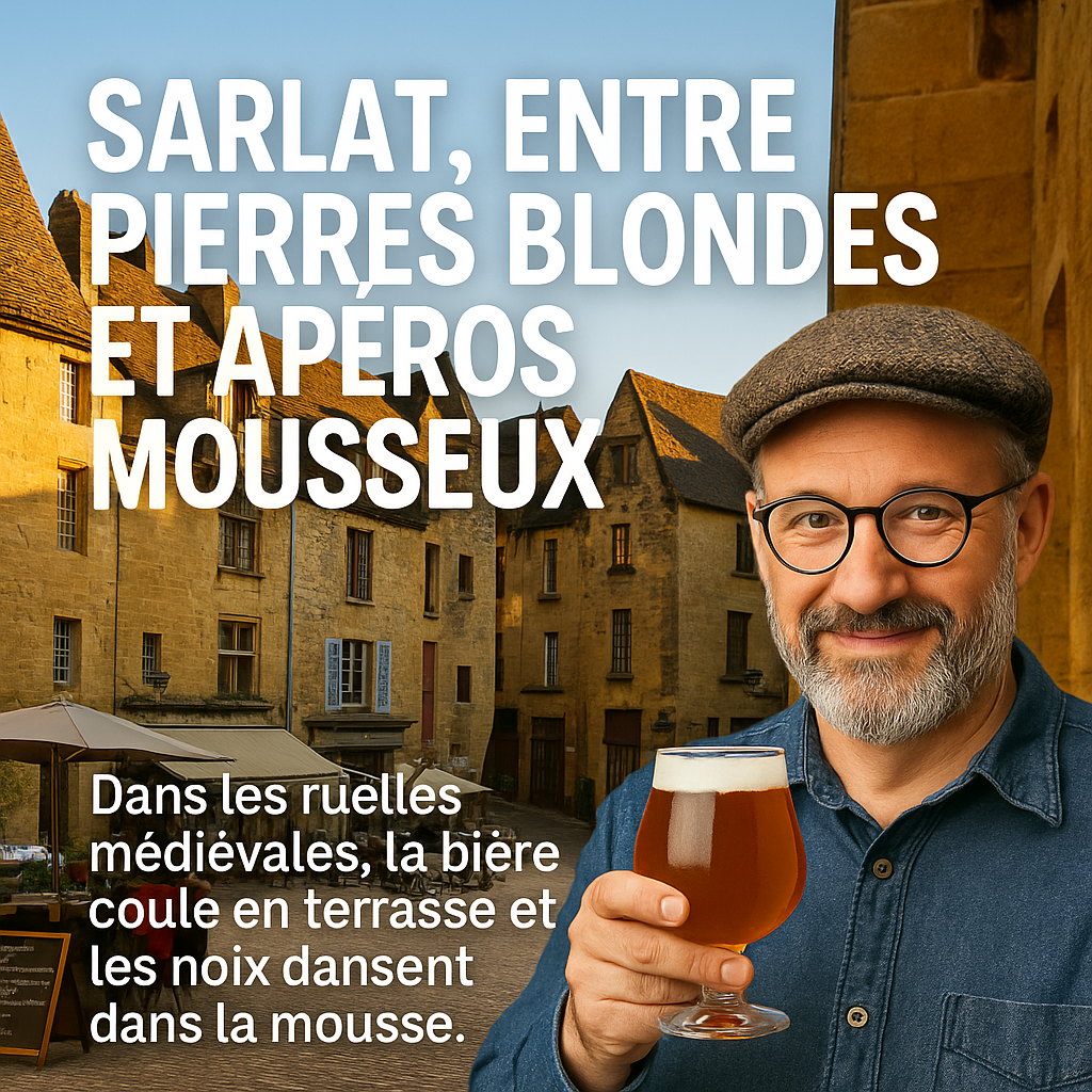 Jour 1 – Sarlat, entre Pierres Blondes et Apéros Mousseux