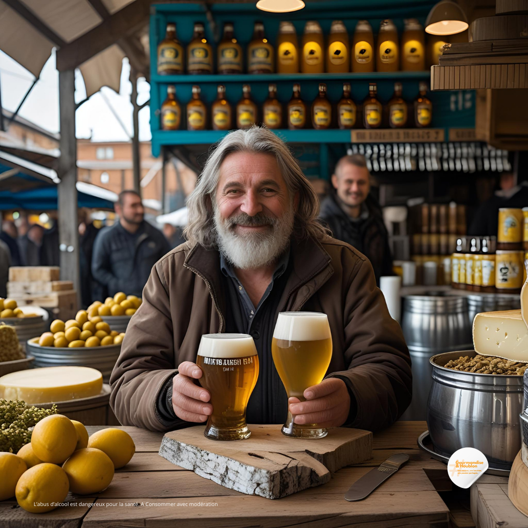 Norbert Moussebois – Un marché, trois bières, cinq sourires