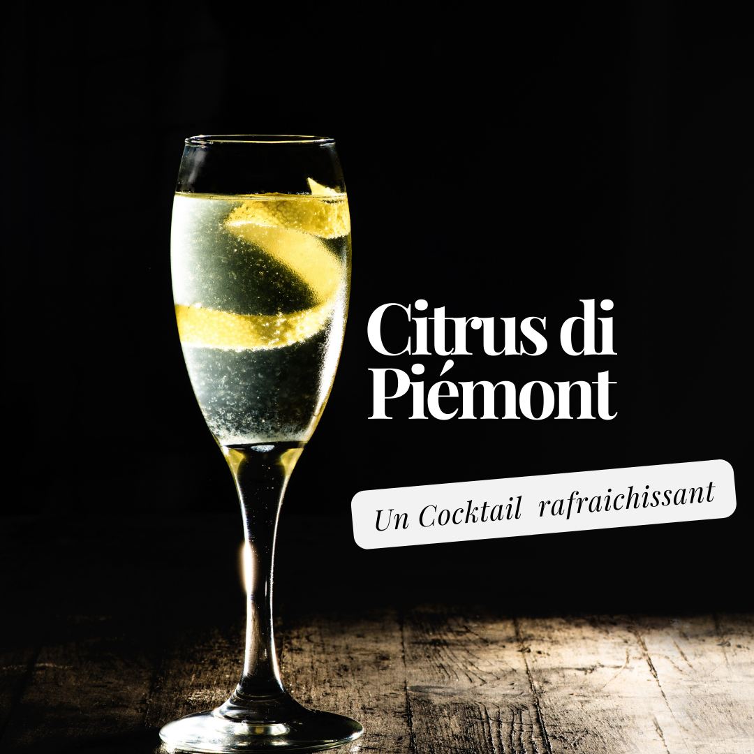 Citrus di Piémont – Le cocktail où le soleil italien pétille dans le verre !