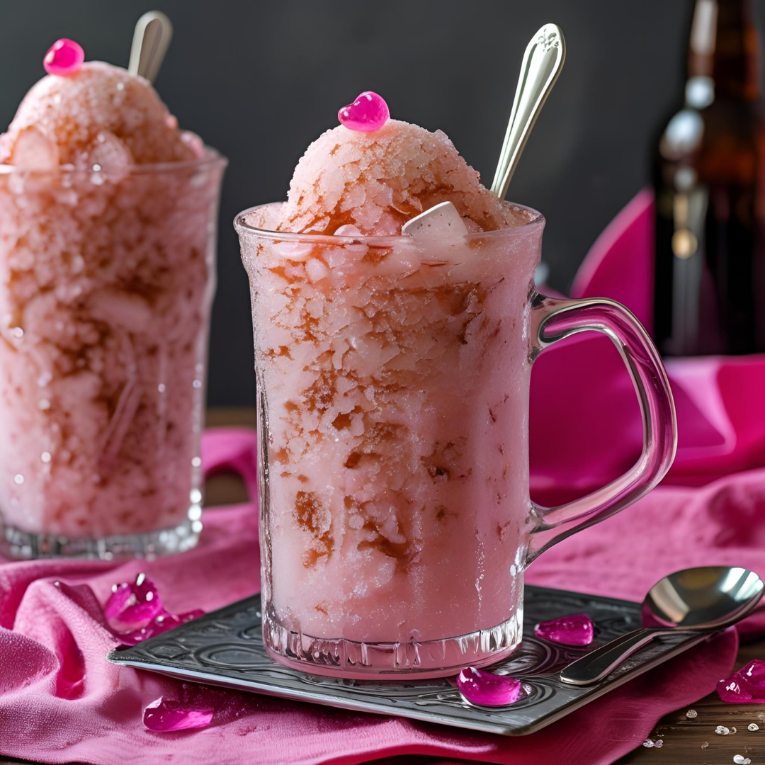 Granité Rosé à la Bière Blanche Framboise