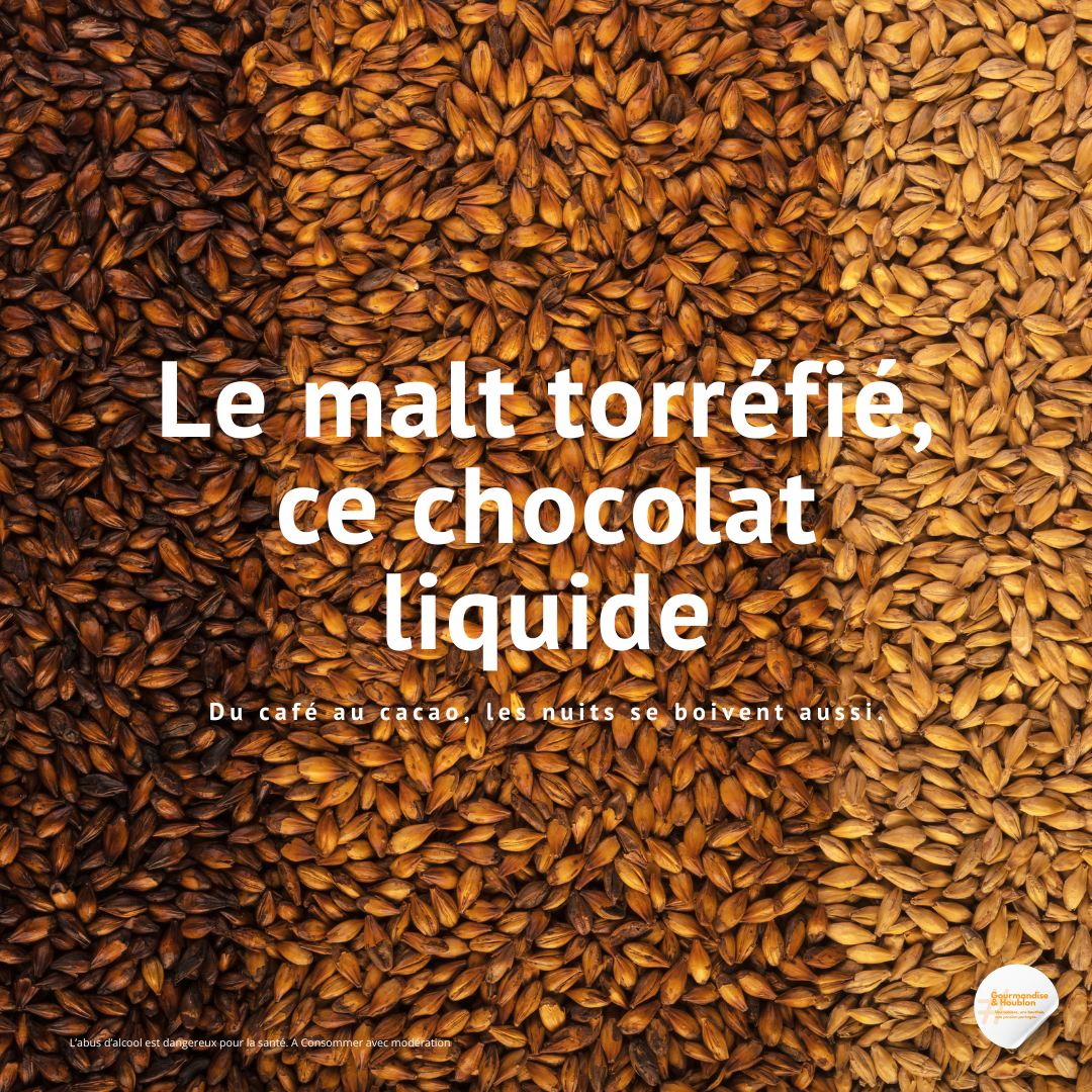 Le malt torréfié, ce chocolat liquide