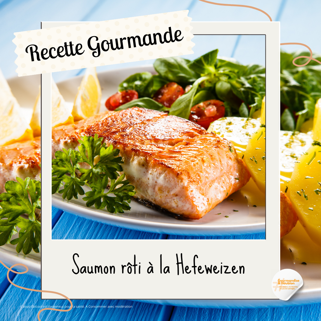 Saumon rôti à la Hefeweizen