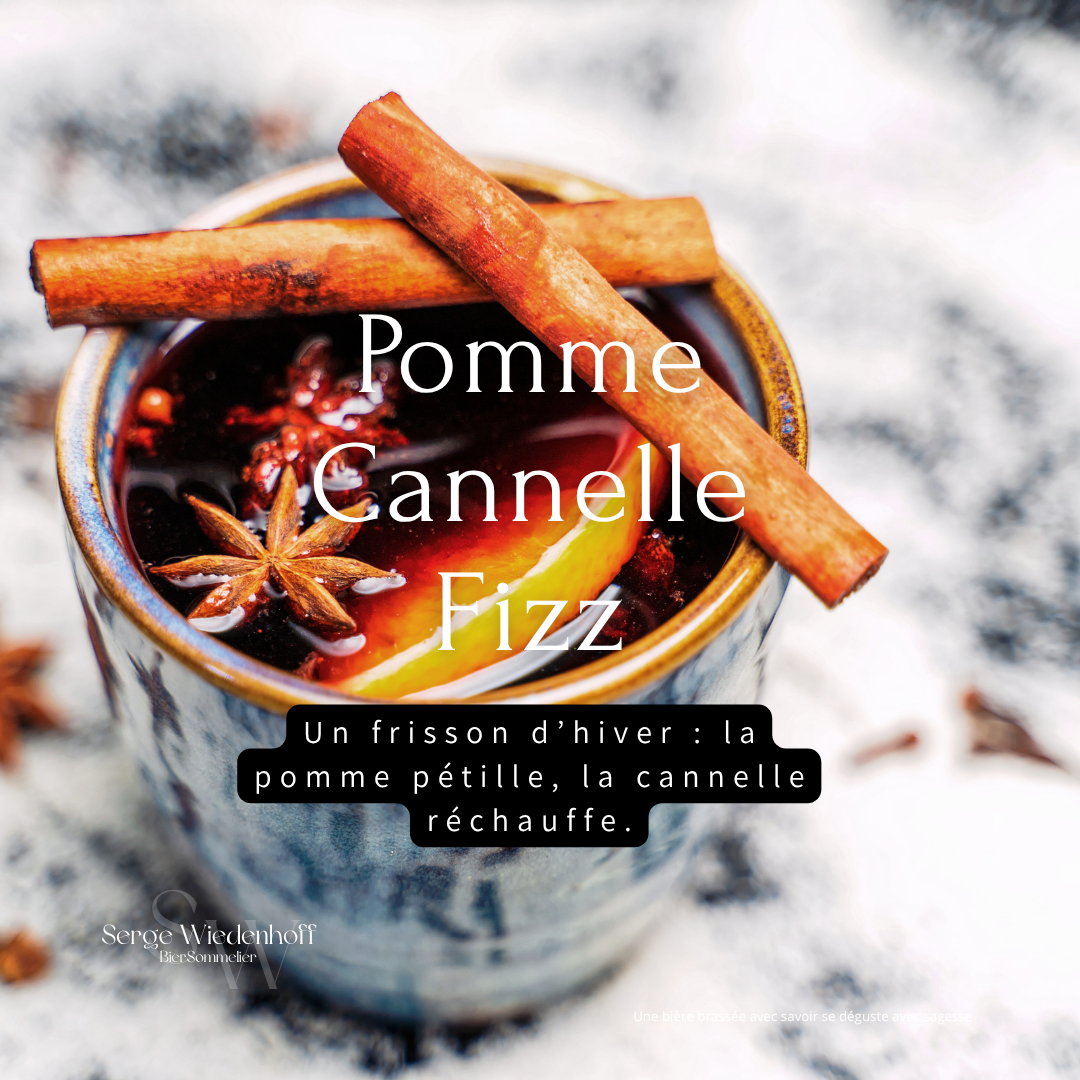 Cocktail Pomme Cannelle Fizz