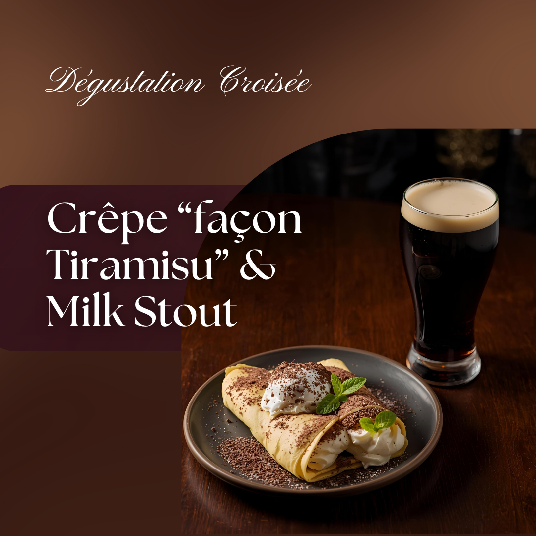 Quand la crêpe flirte avec la stout