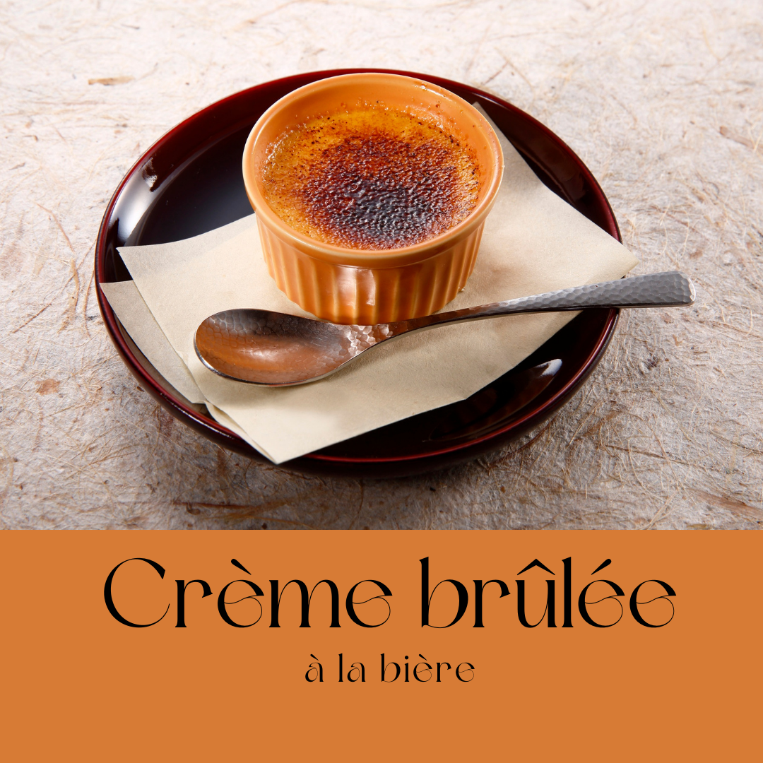 Crème brûlée à la bière
