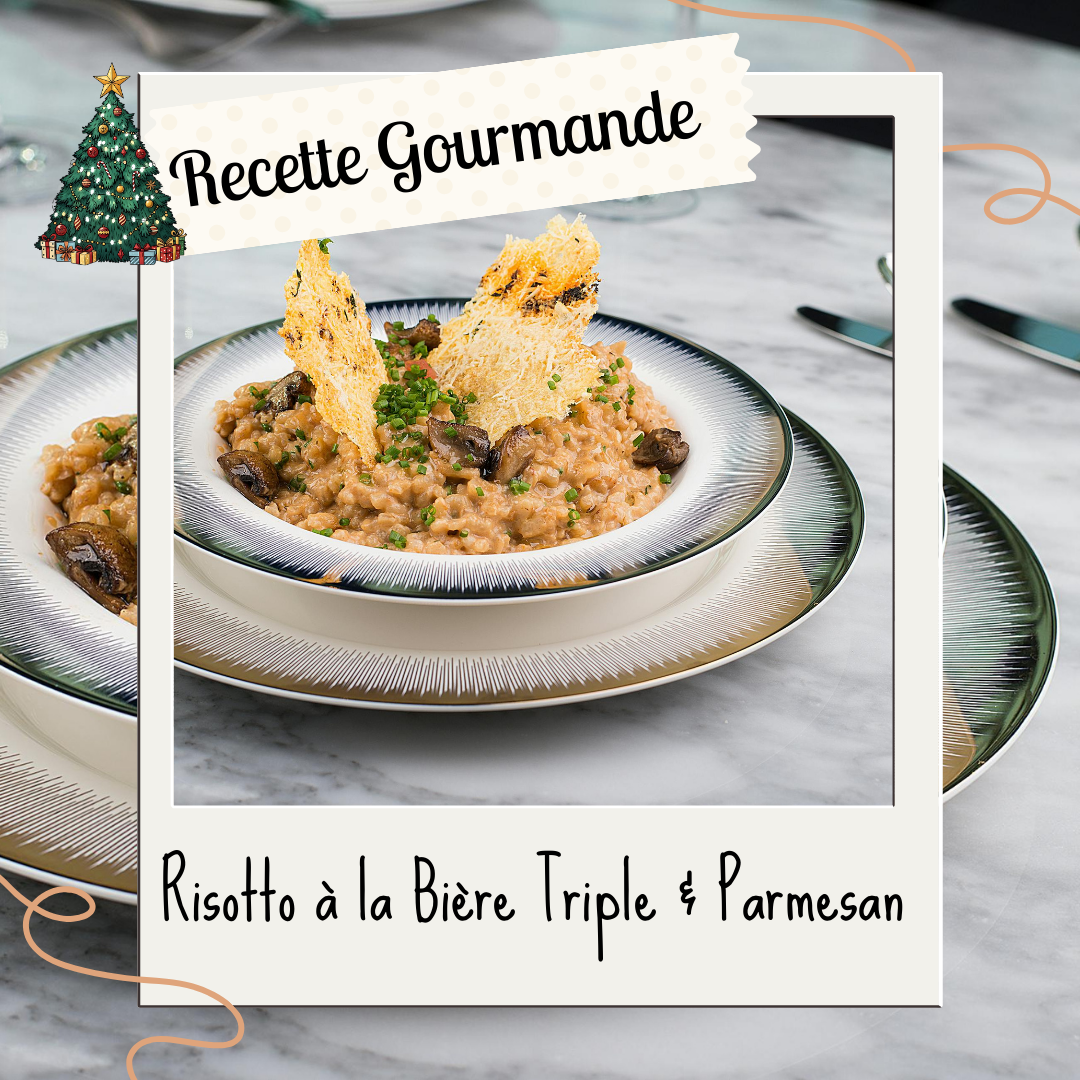 La recette du jour -Risotto à la Bière Triple & Parmesan