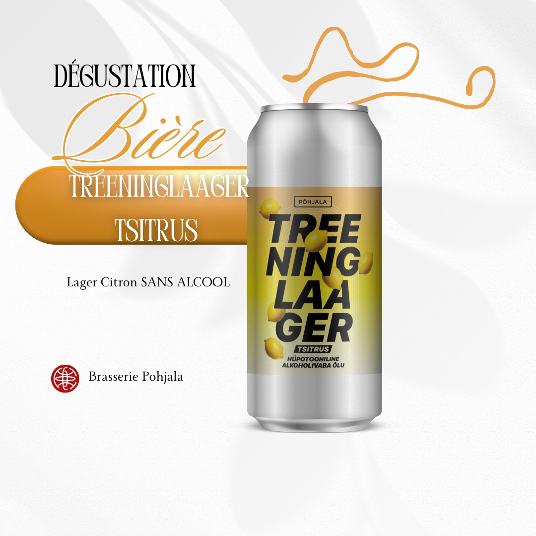 Treeninglaager Tsitrus – Lager citron sans alcool