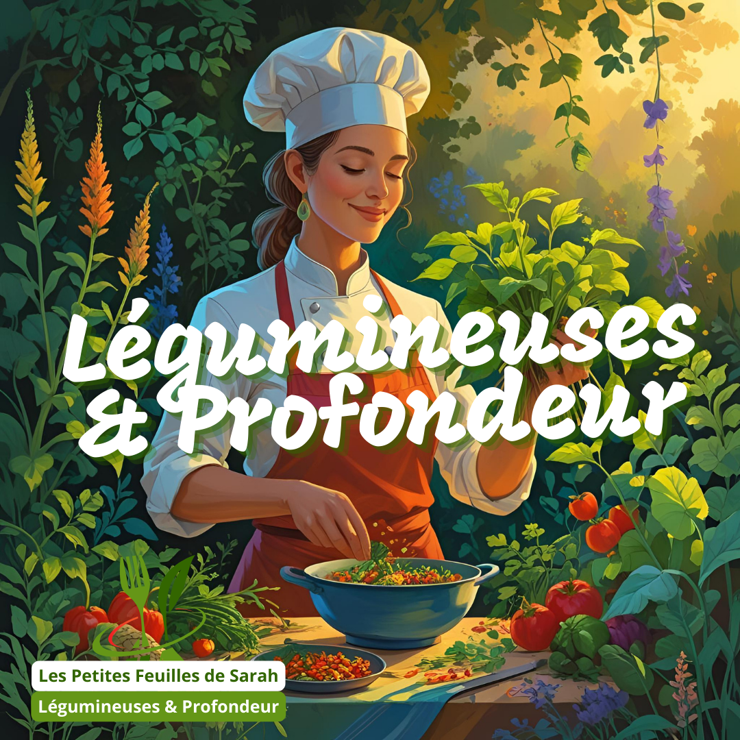 🌿 Les Petites Feuilles de Sarah — Légumineuses & Profondeur