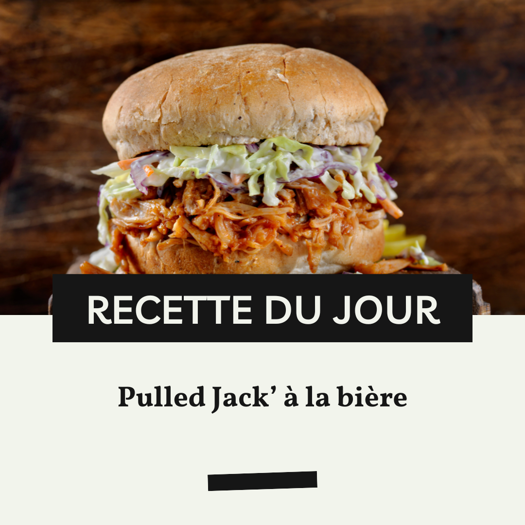 Pulled Jack’ à la bière