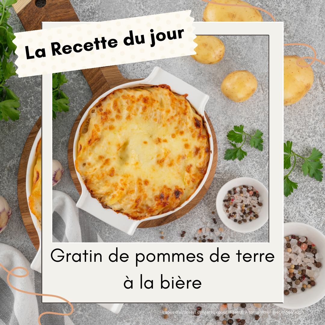 Gratin de pommes de terre à la bière