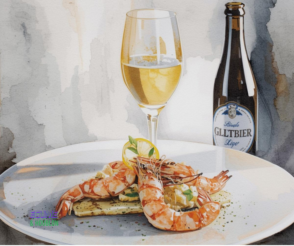 Crevettes à la plancha, citron & Witbier : fraîcheur en éclats