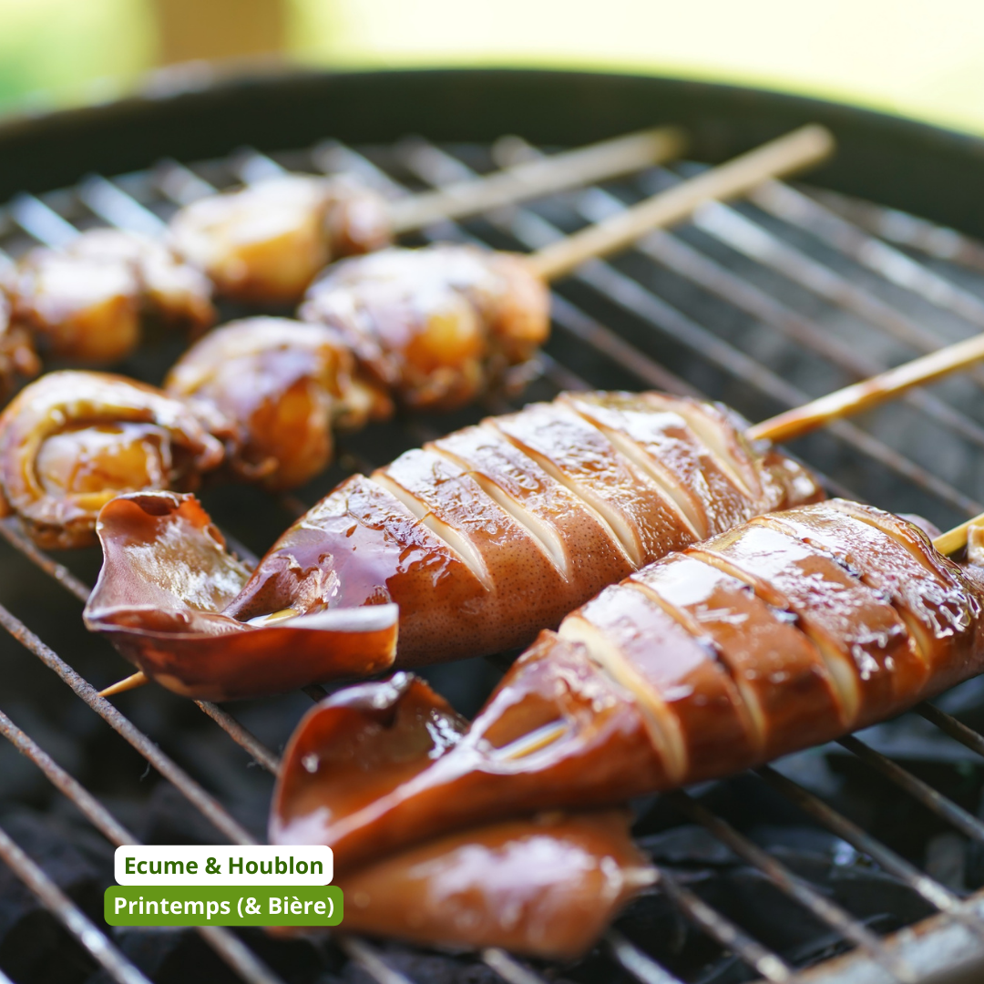 Encornets grillés & premiers soleils