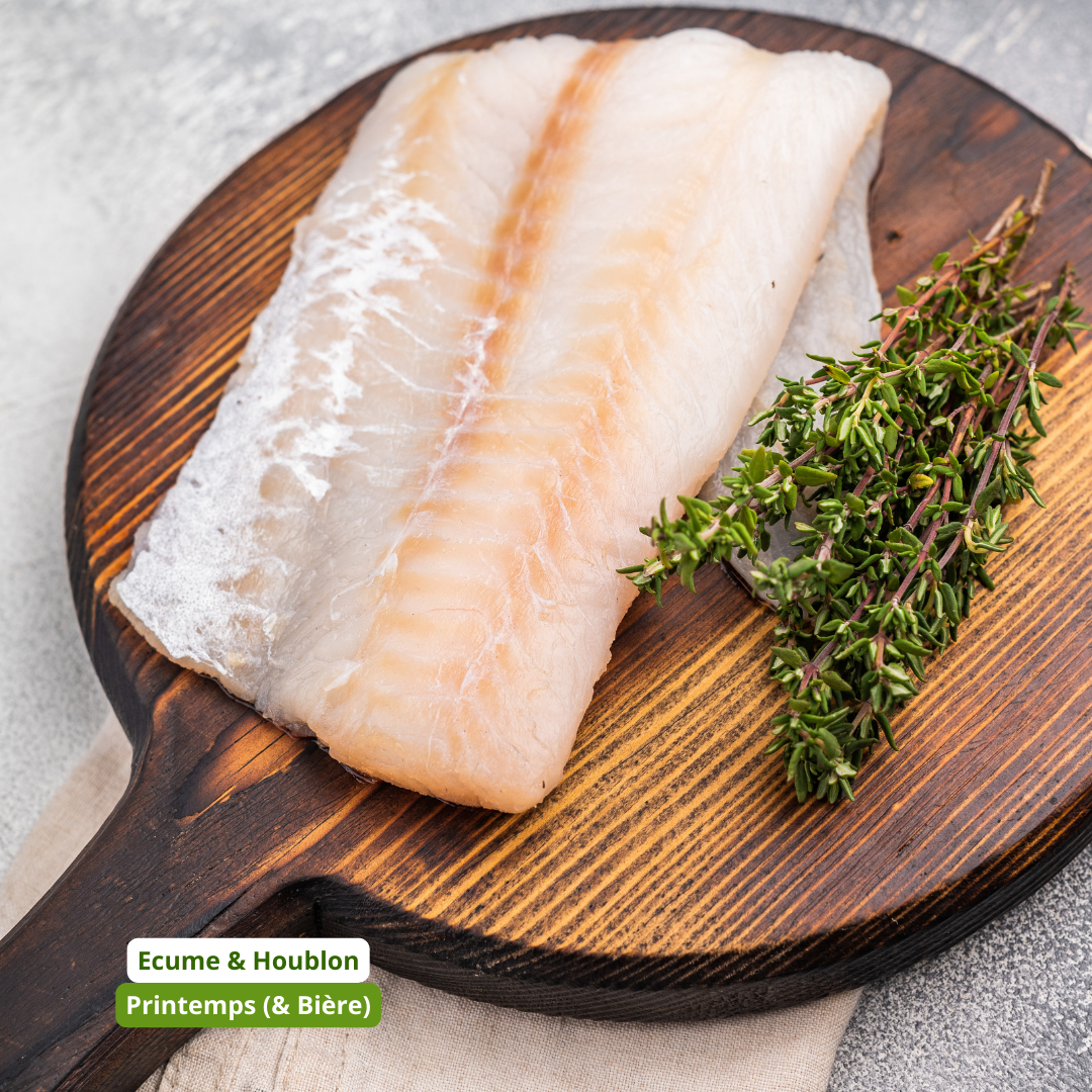 Le cabillaud vapeur & herbes fraîches