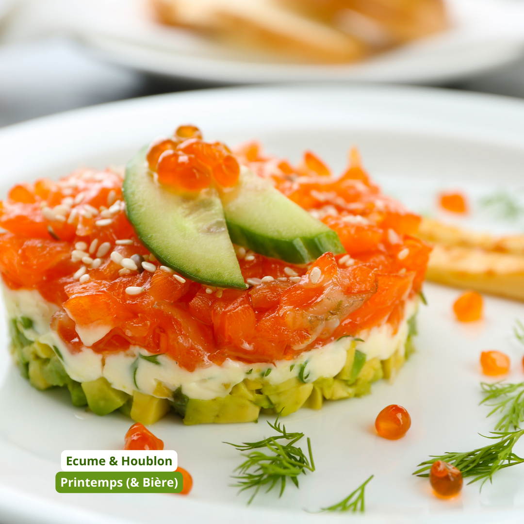 Tartare de saumon & fraîcheur vive