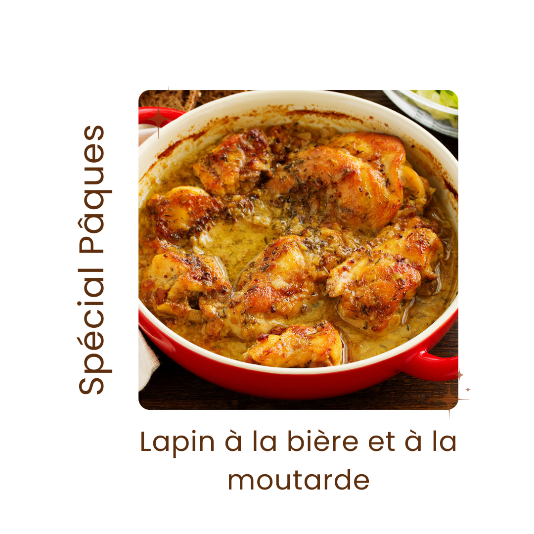 Lapin à la bière et à la moutarde