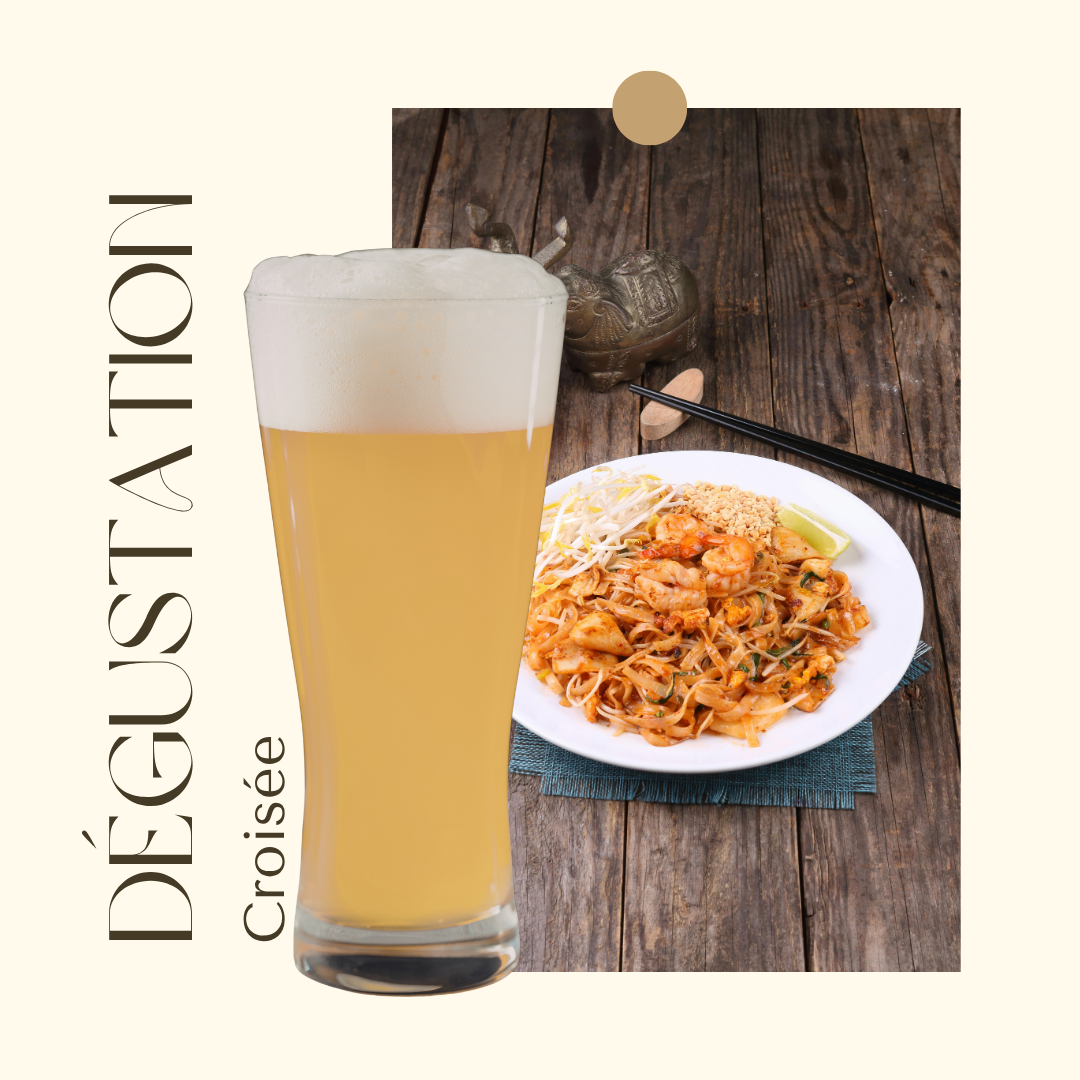 Pad Thaï & Hefeweizen : Fraîcheur et Épices en Équilibre