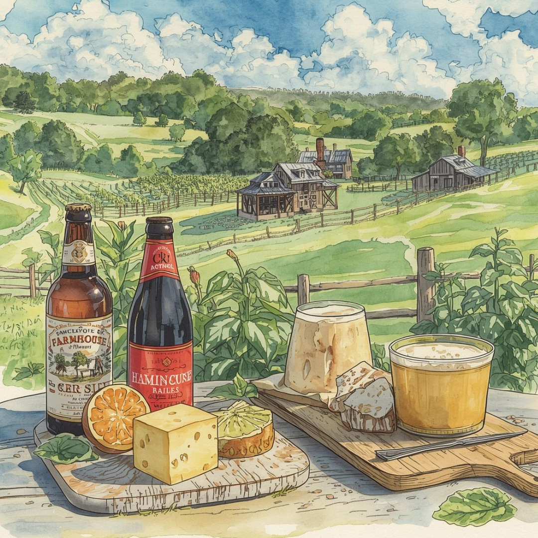 Saveurs de ferme & caves d’affinage : bières rustiques et fromages de terroir