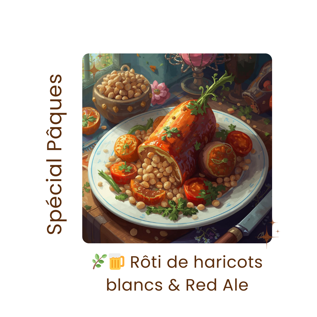 Rôti de Haricots Blancs à la Red Ale